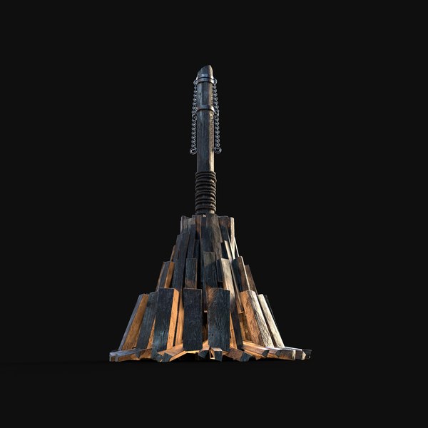 3D WITCH STAKE TORTURE TORMENT DEATH PYRE - TurboSquid 1864999