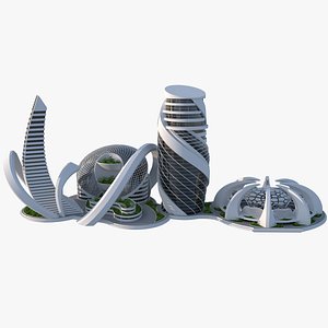Sci-Fi Futuristic Building Concept 26