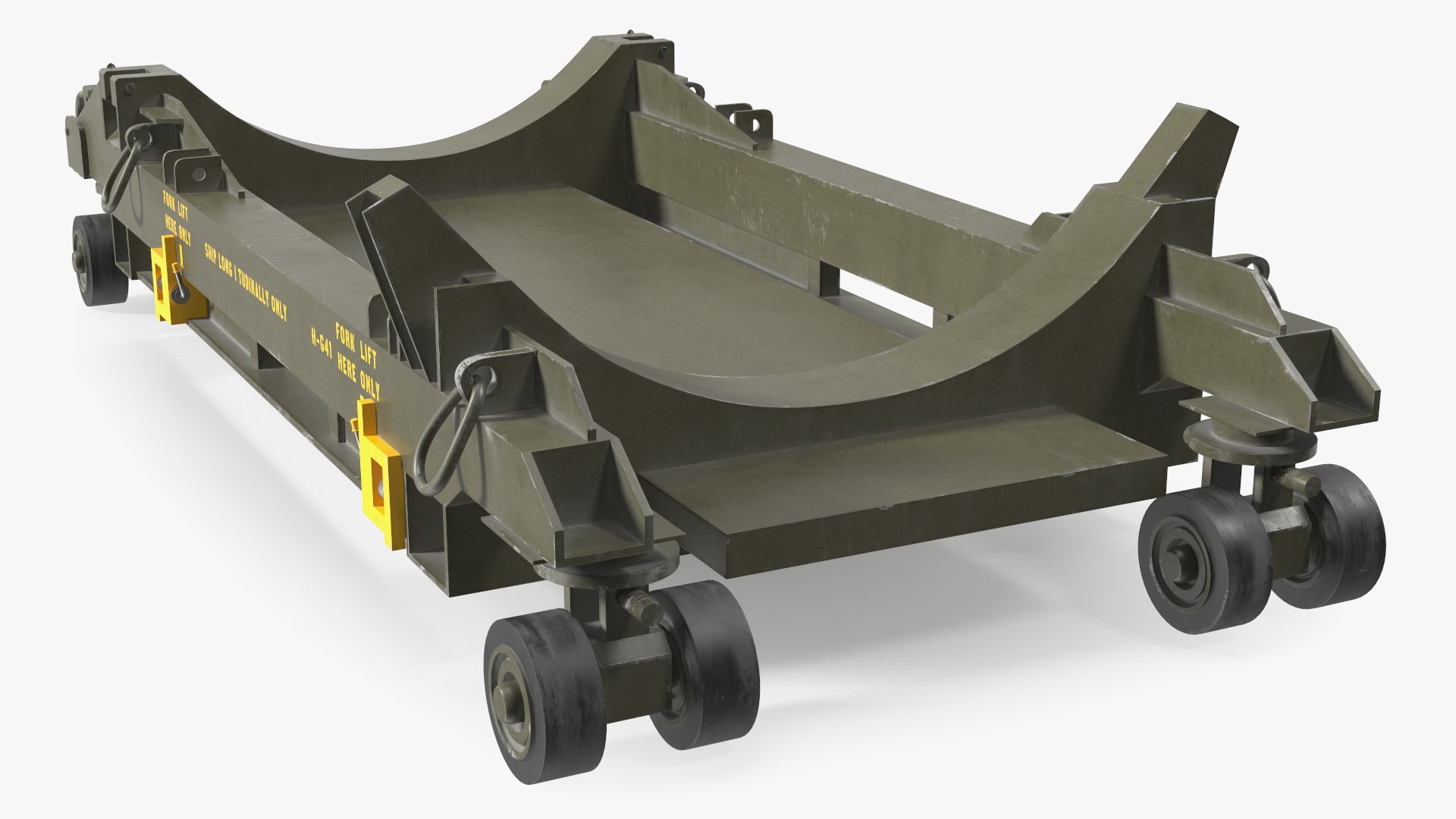 Bomb Trolley Model - TurboSquid 2241836