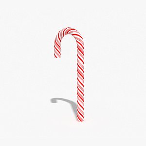 Christmas Candy Cane 3D model