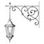 Antike Außenlampe