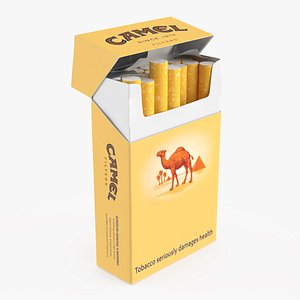 3D model Packaged Cigarette Box Camel