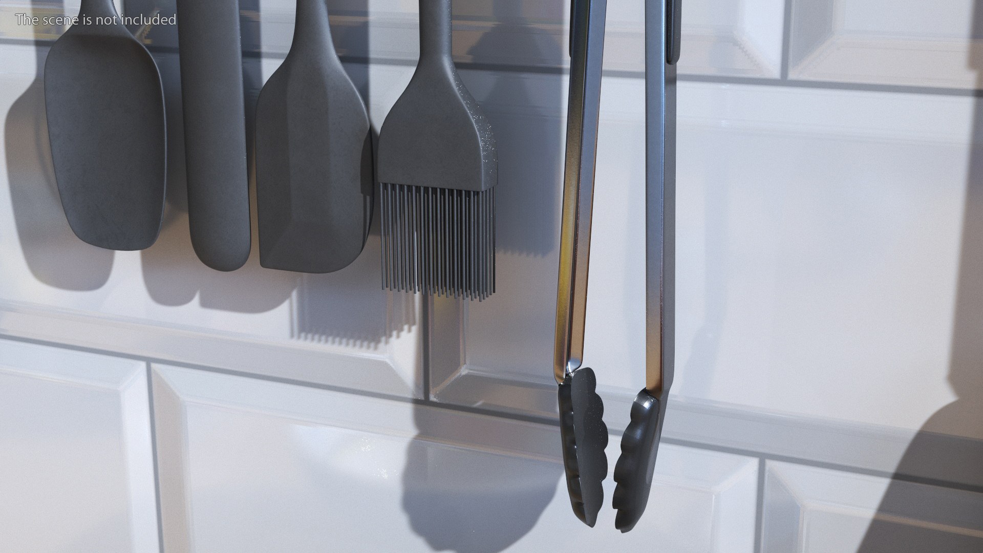 Nylon Head Serving Tongs 3D Model - TurboSquid 2130157