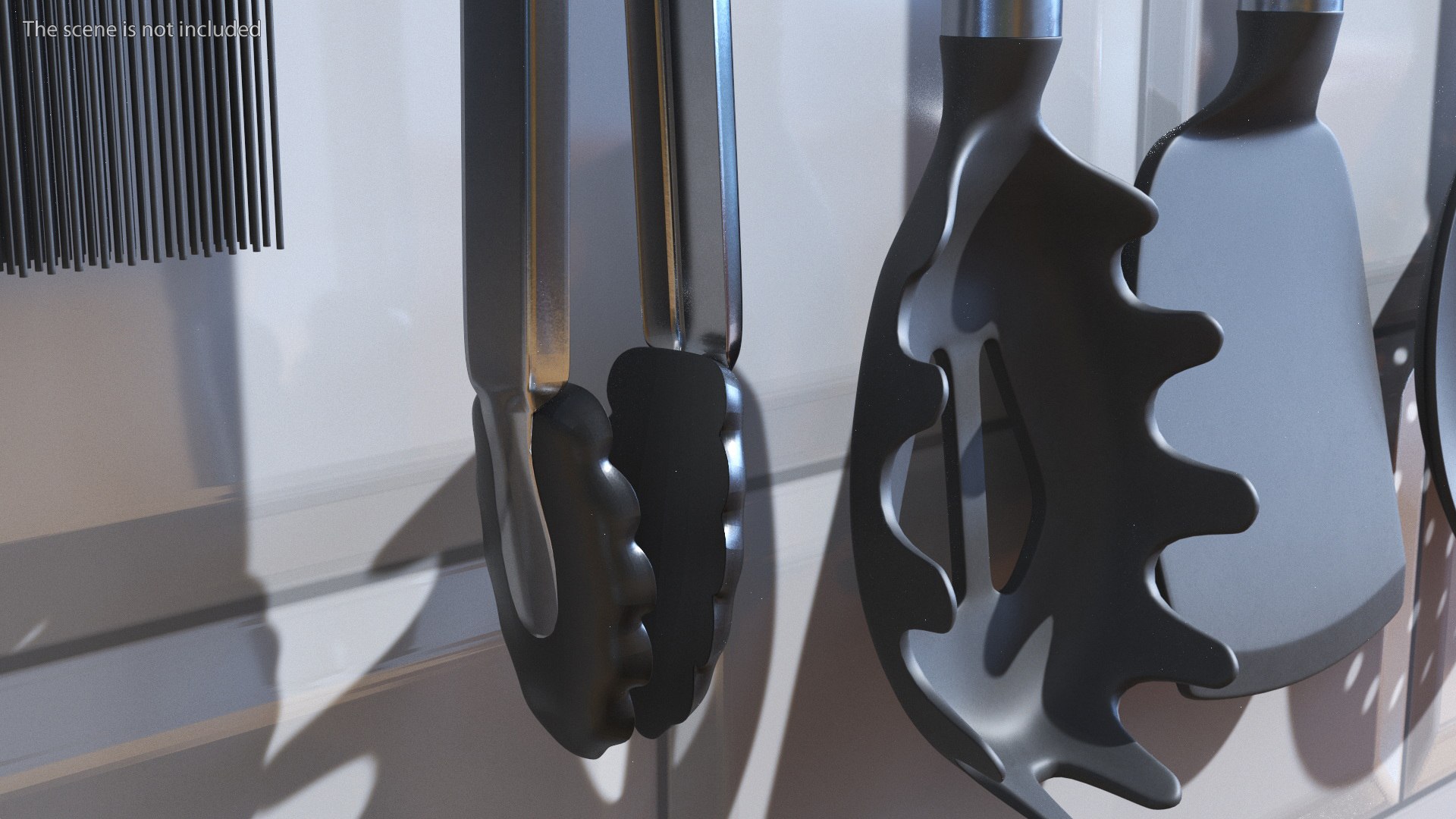 Nylon Head Serving Tongs 3D Model - TurboSquid 2130157