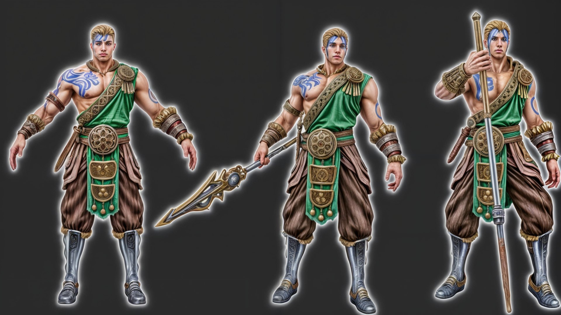 3D Ancient Warrior - TurboSquid 2227272