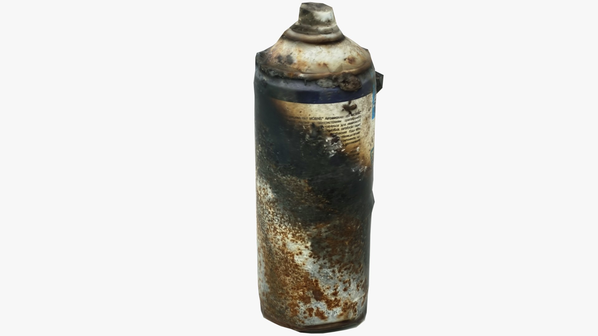 Old Rust Aerosol Can 3 Scan 3D Model - TurboSquid 1741522