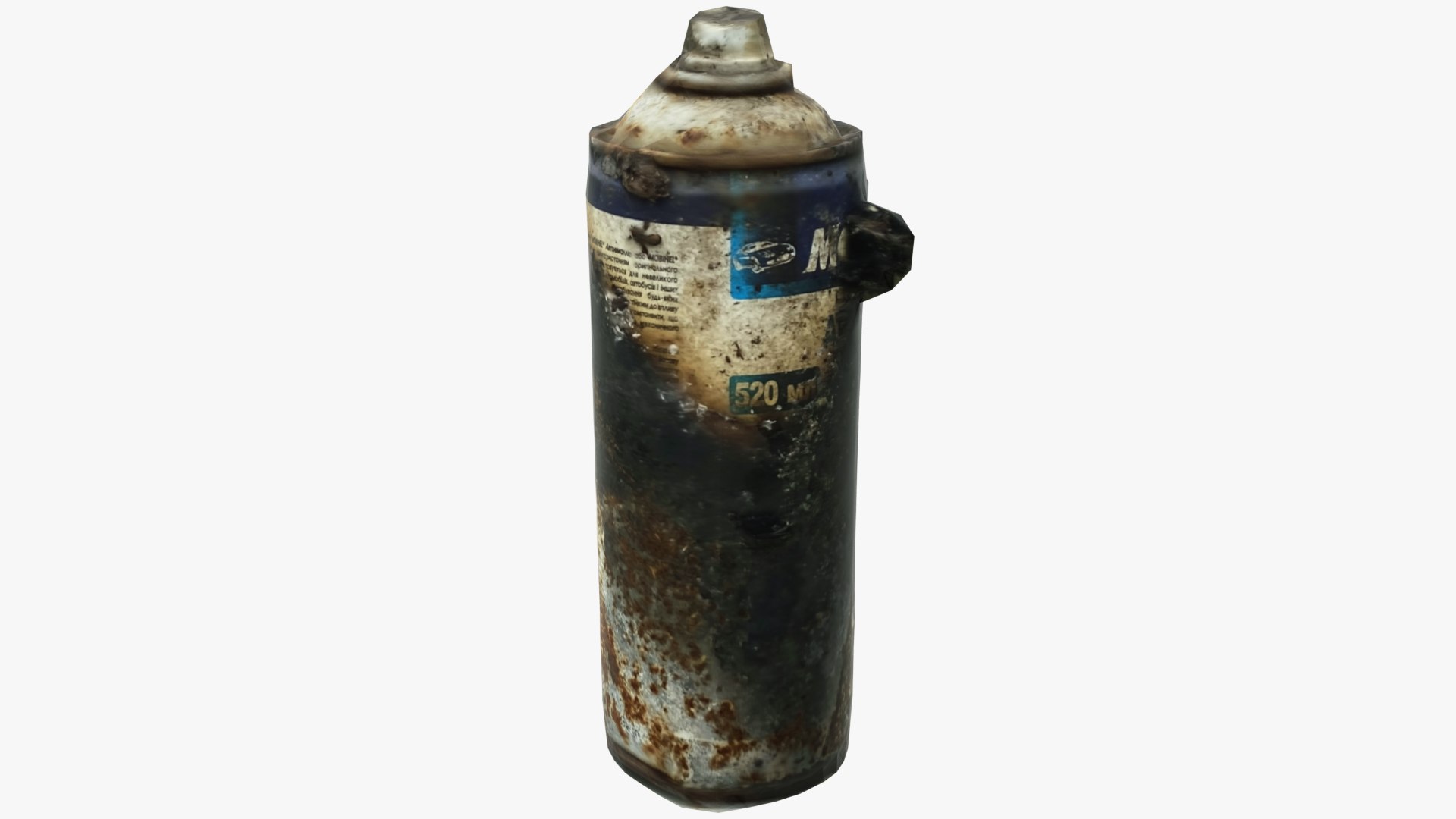 Old Rust Aerosol Can 3 Scan 3D Model - TurboSquid 1741522
