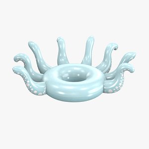 Inflatable Blue Octopus Pool tube PBR