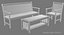 Bench & Table