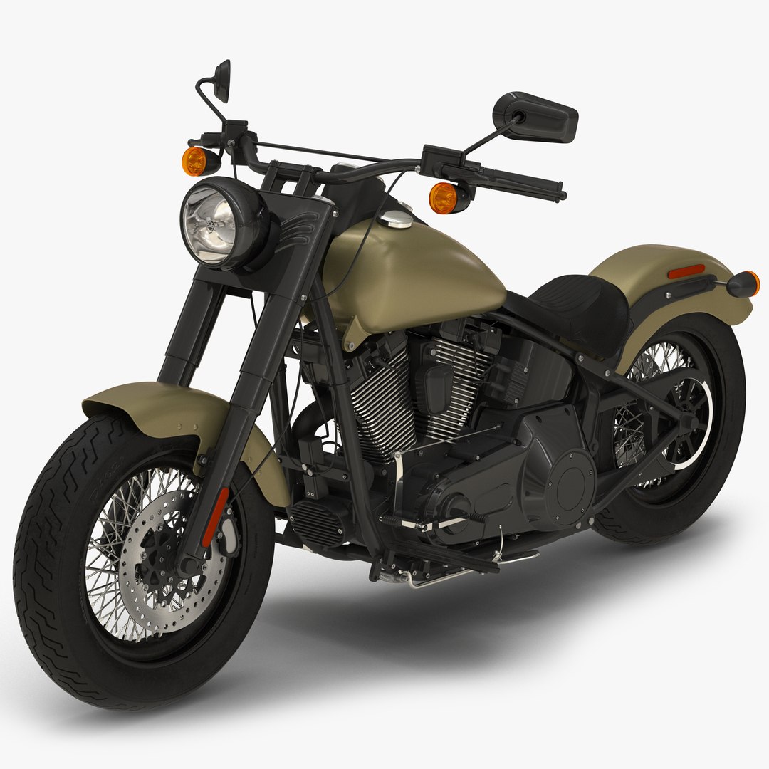 Generic Motorcycle 3D model preview