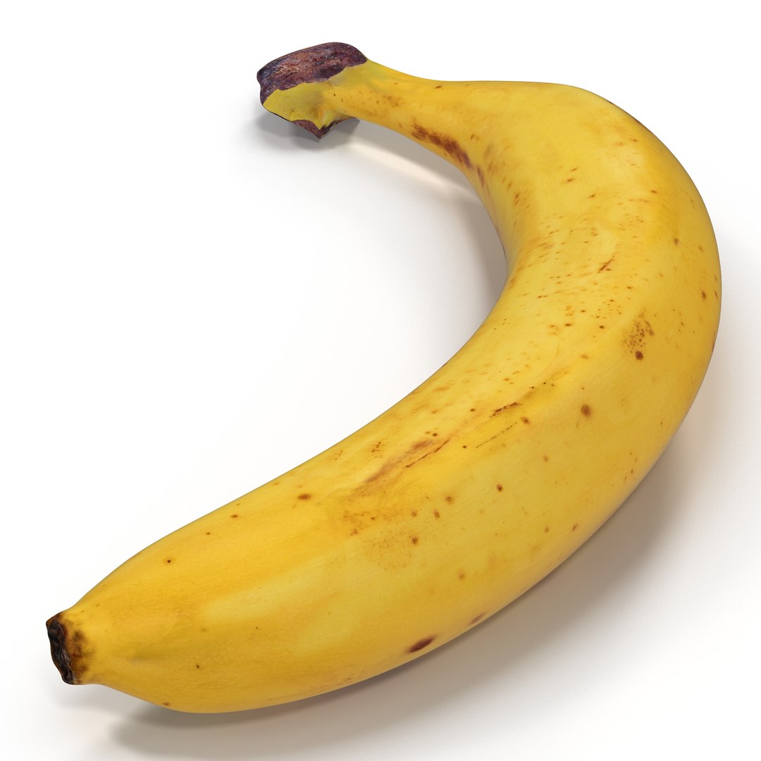 Banana 3D model preview