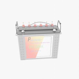 Tubular battery export 3D