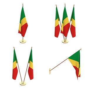 3D flag office cycles model