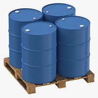 Barrel Metal 011 Single Pallet Packed and Shelf Colors1