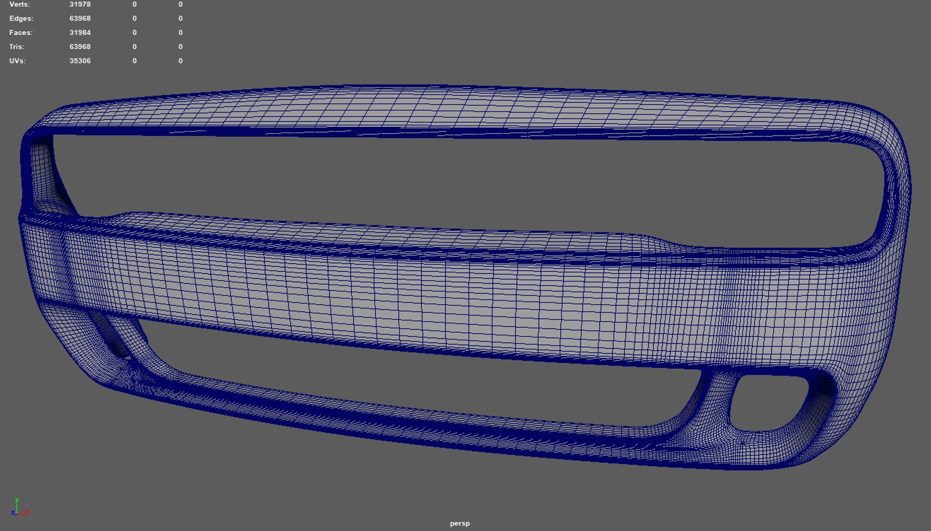 3D Front Bumper Dodge Challenger - TurboSquid 2015264