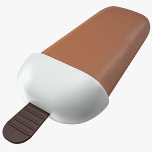 Homemade Popsicle Chocolate 3D model