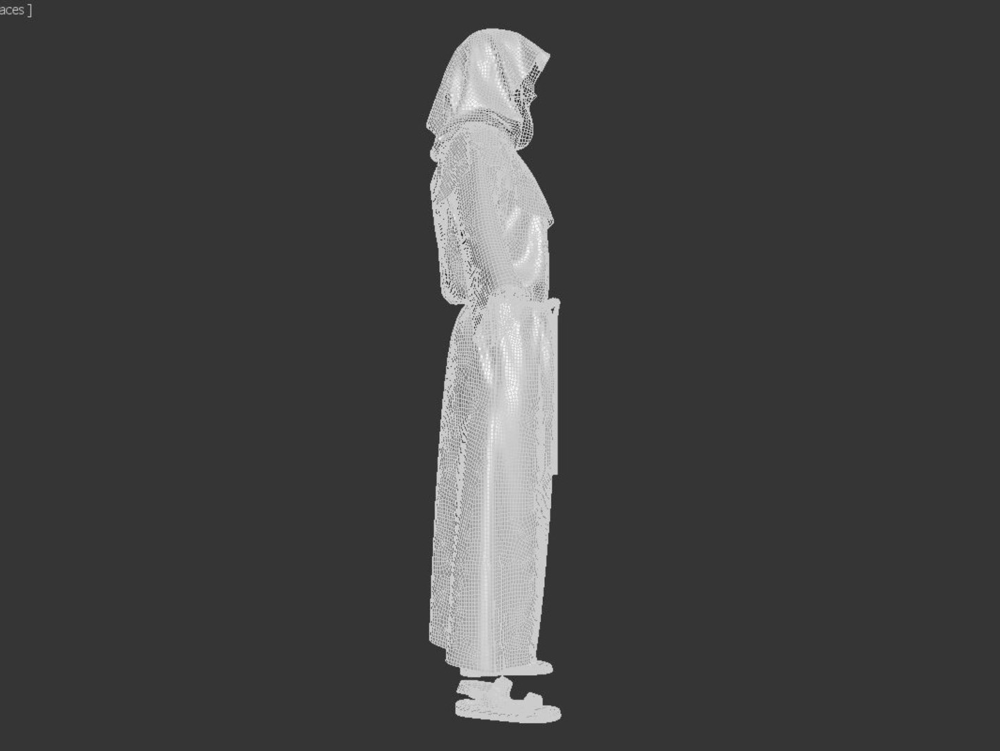 3D Rigged Monk Robe Clothes Model - TurboSquid 1555796