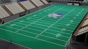 football field 3d model