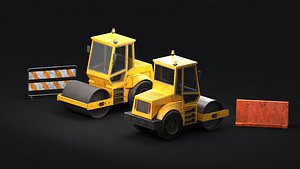 Construction Vehicles 02 3D