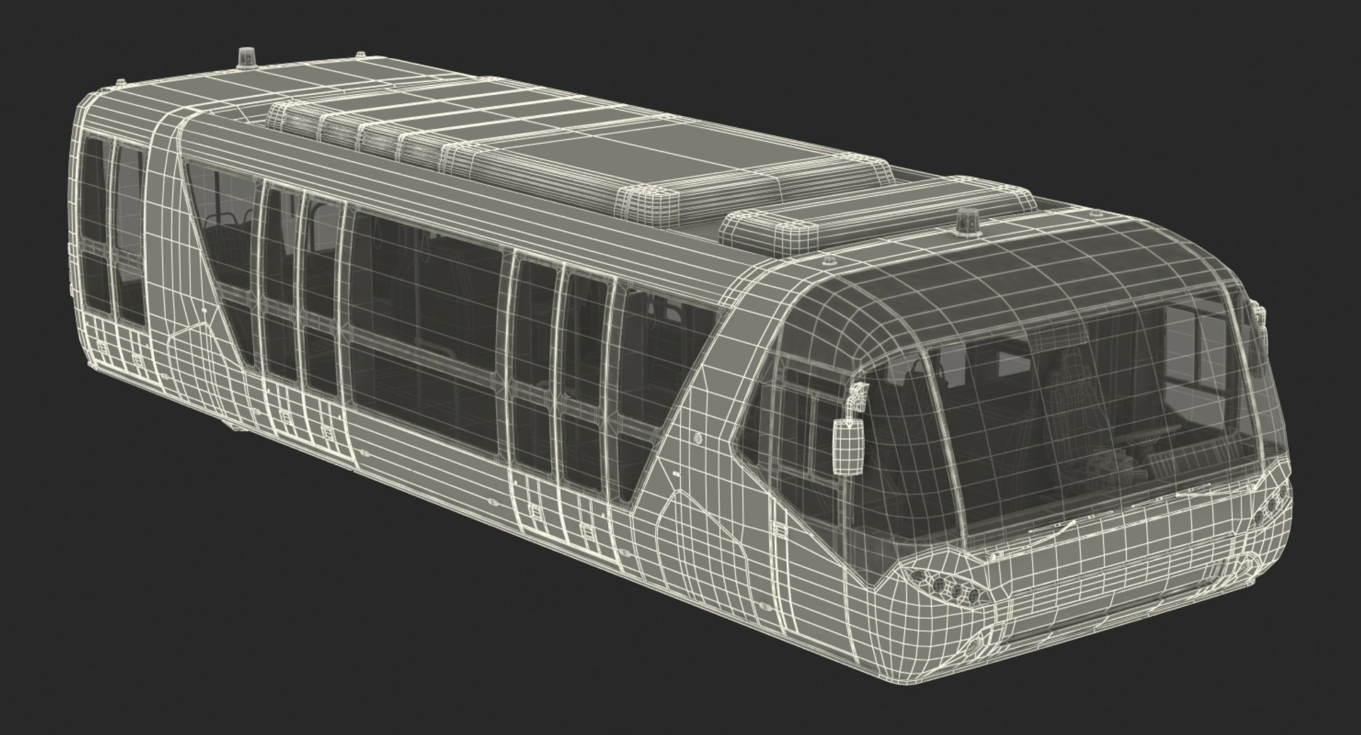 3D Airside Passenger Bus Rigged - TurboSquid 1212093