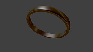 3d gold ring