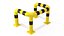 Protection bollard collection 3D model