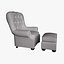 Otomana para silla de Carter - estilo 8691