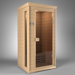 3d sauna model