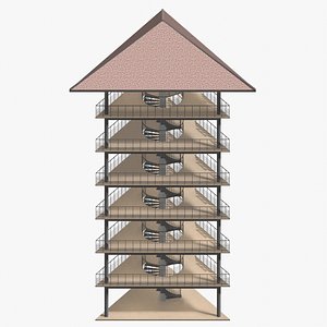 Tropical pavilion 26A42 3D model