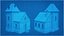 Collection 10 maisons médiévales low-poly