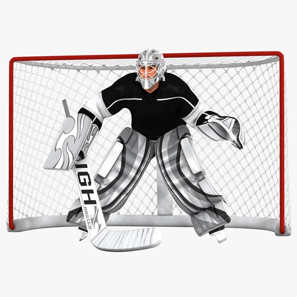 modelo 3d Hockey portero HQ 003 - TurboSquid 1333637