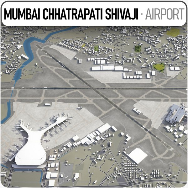 chhatrapati shivaji international airport aerial view