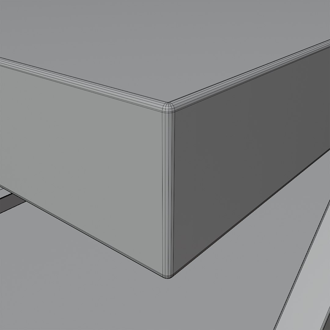 3D Z Shaped Desk - TurboSquid 2204835
