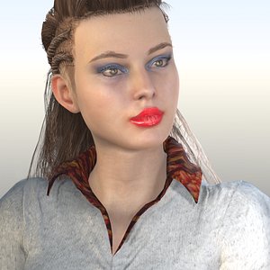 3D model laura hd