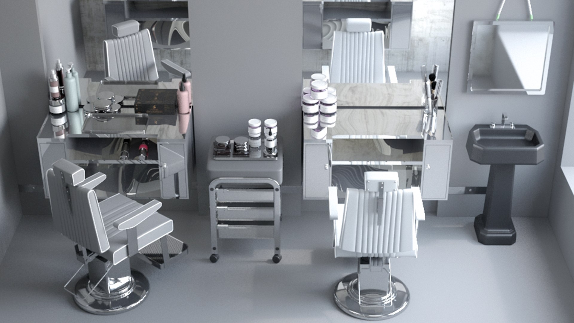 3D Baber Shop 2 - TurboSquid 1877771