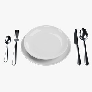 Plates with Cutlery
