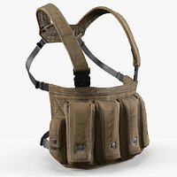 Combat Vest with Ammo Pouches for Terrorist