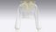 Girls Full Zip Cropped Striped Hoodie