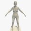 Old European Woman Mesh Rigged