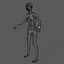 Old European Woman Mesh Rigged