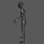 Old European Woman Mesh Rigged