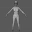 Old European Woman Mesh Rigged