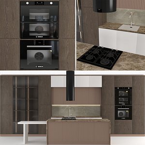 kitchen set 001 3D model