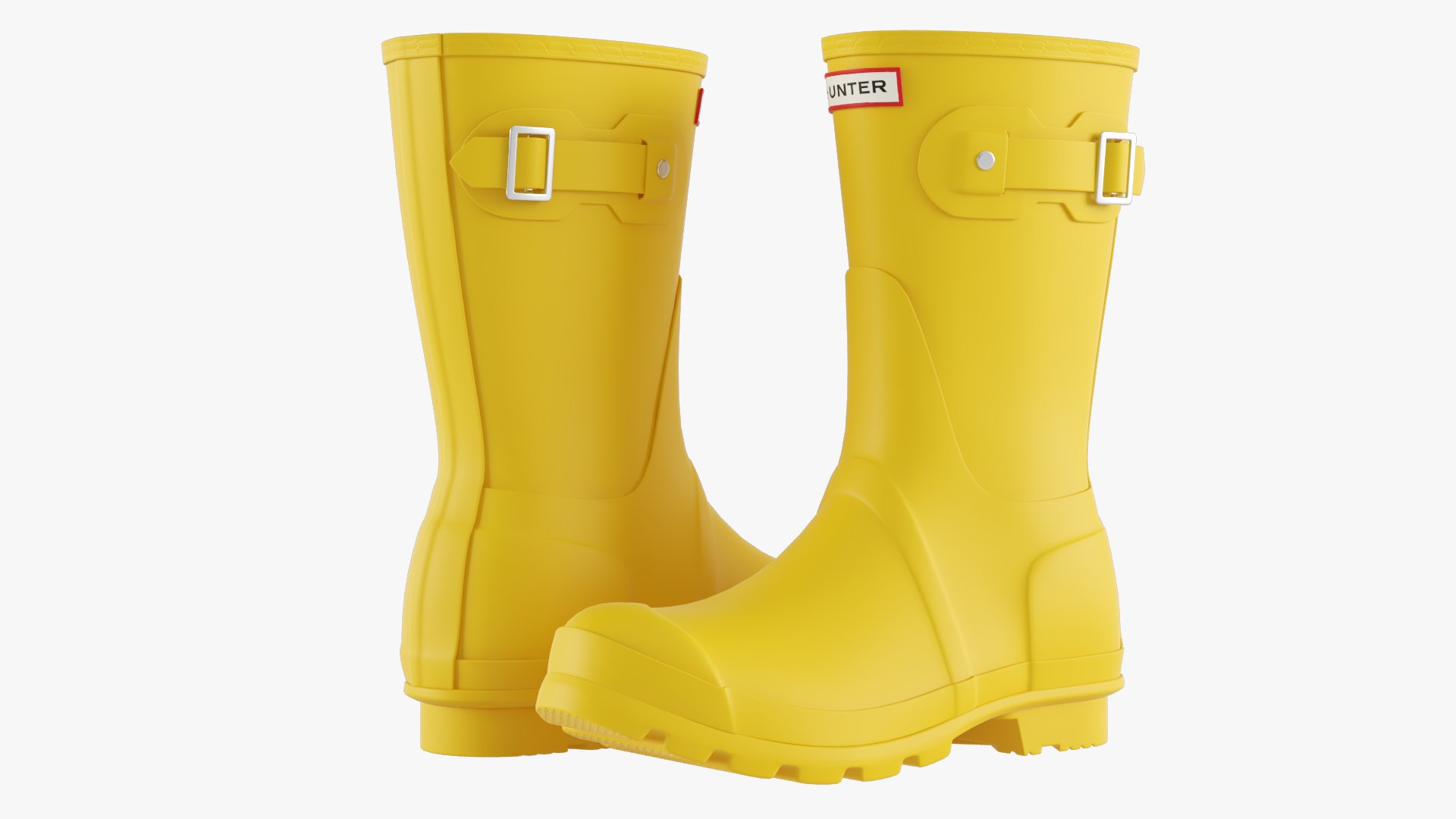 3D Short Rain Boots 2 - TurboSquid 1802517