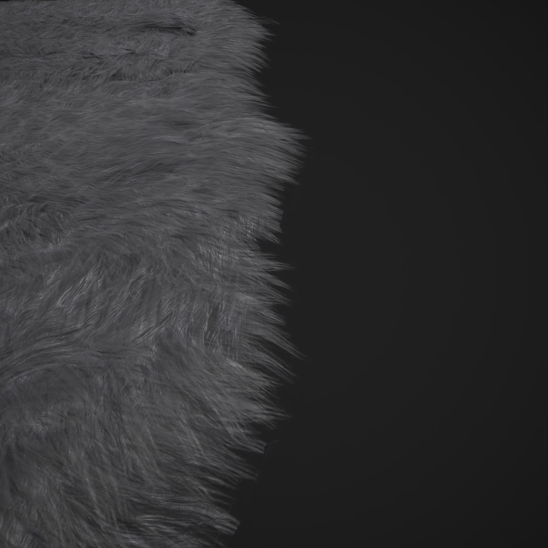 Viking Style Gray Fur - 3D Model by Get Dead Entertainment