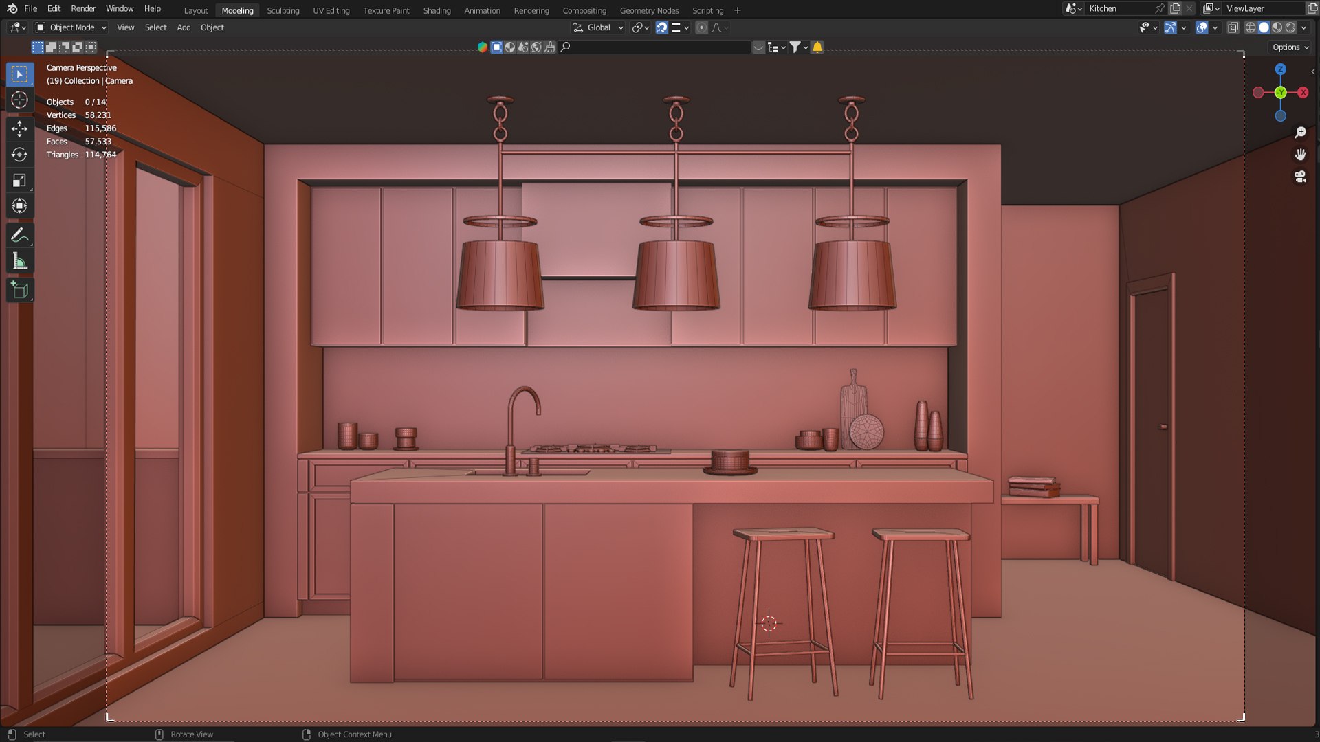Interior Design 3D Model - TurboSquid 2090681