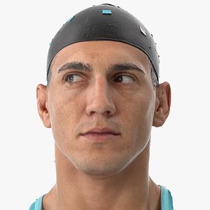 3D mike human head eyes