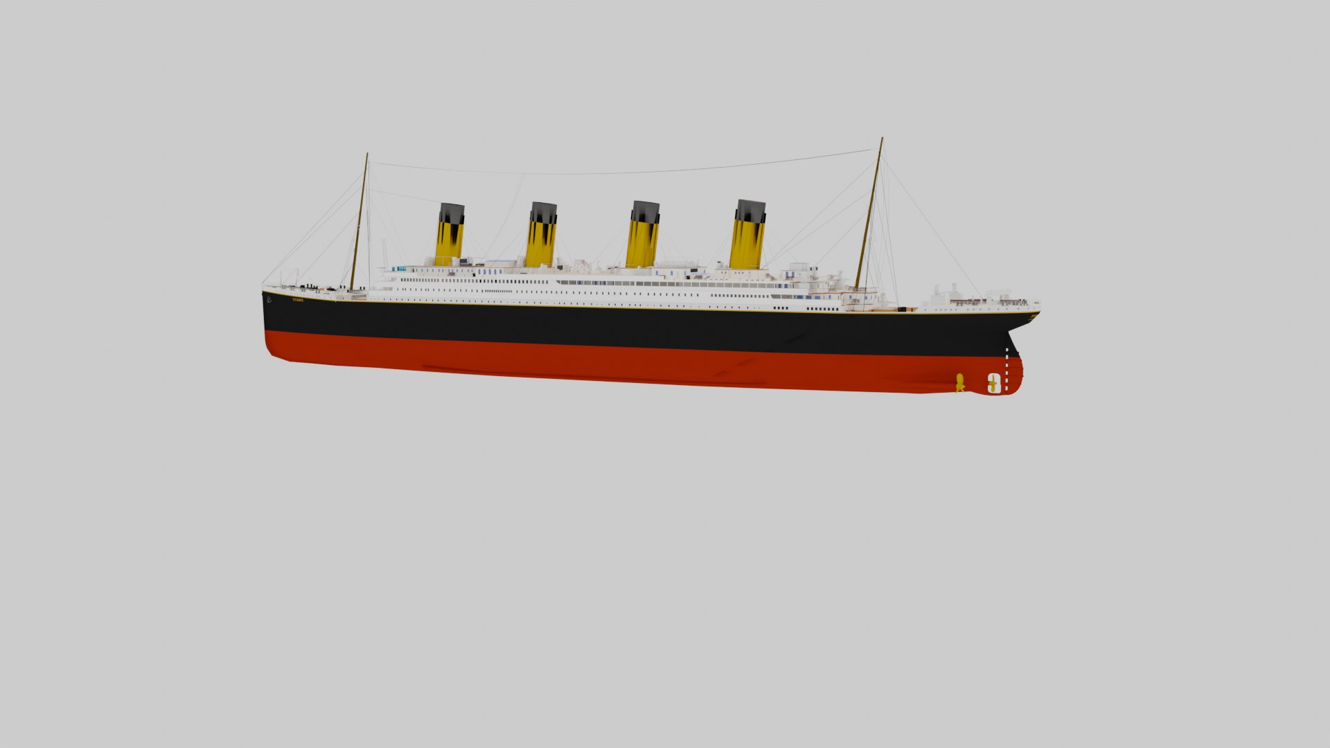 Titanic Ship Model - TurboSquid 1854167