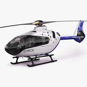 3D Airbus Helicopter H135 model