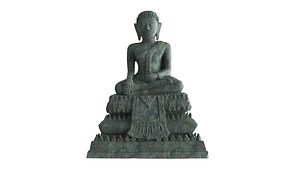 Rattanakosin Thai Buddha Sculpture 3D model